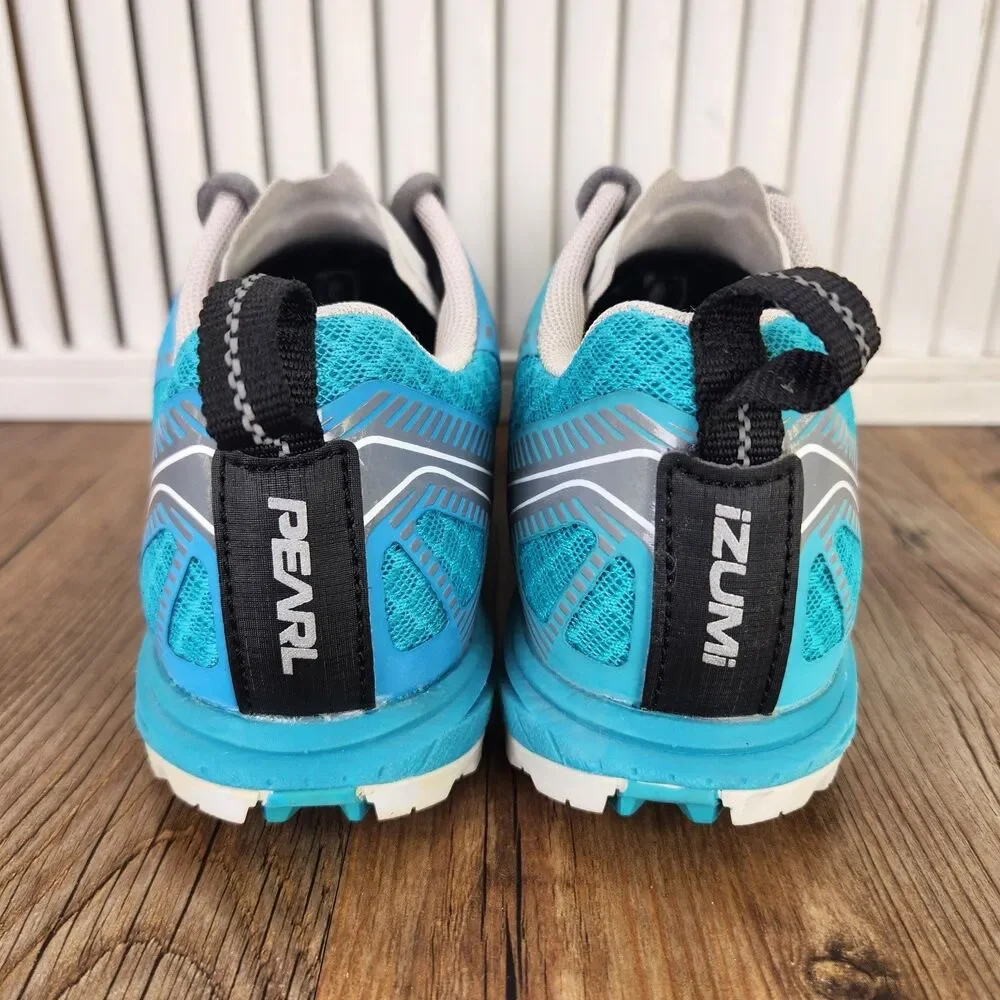 Pearl Izumi X-Alp Seek VII Cycling Shoes Women's 7.5 Blue Gray SPD Mountain Bike